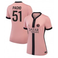 Dres Paris Saint-Germain Willian Pacho #51 Tretina pre Ženy 2024-25 Krátky Rukáv